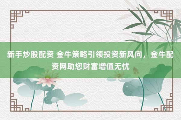 新手炒股配资 金牛策略引领投资新风向，金牛配资网助您财富增值无忧